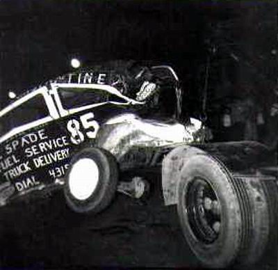 Prairie River Speedway - Bob Mikel 1952 Wreck (newer photo)
